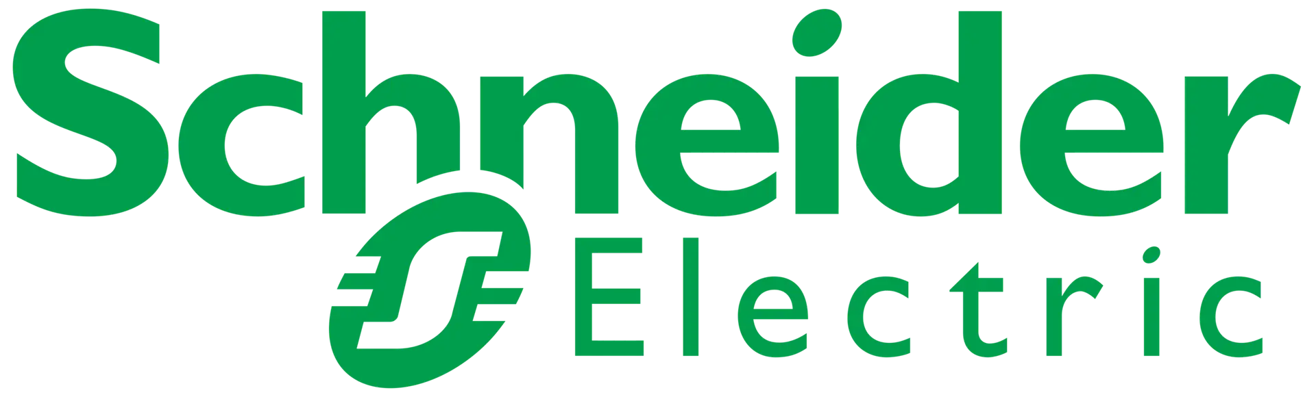 Hivatalos Schneider Electric logó – a Temas.hu által beépített prémium kismegszakítók, elosztószekrények és villanykapcsolók márkája.