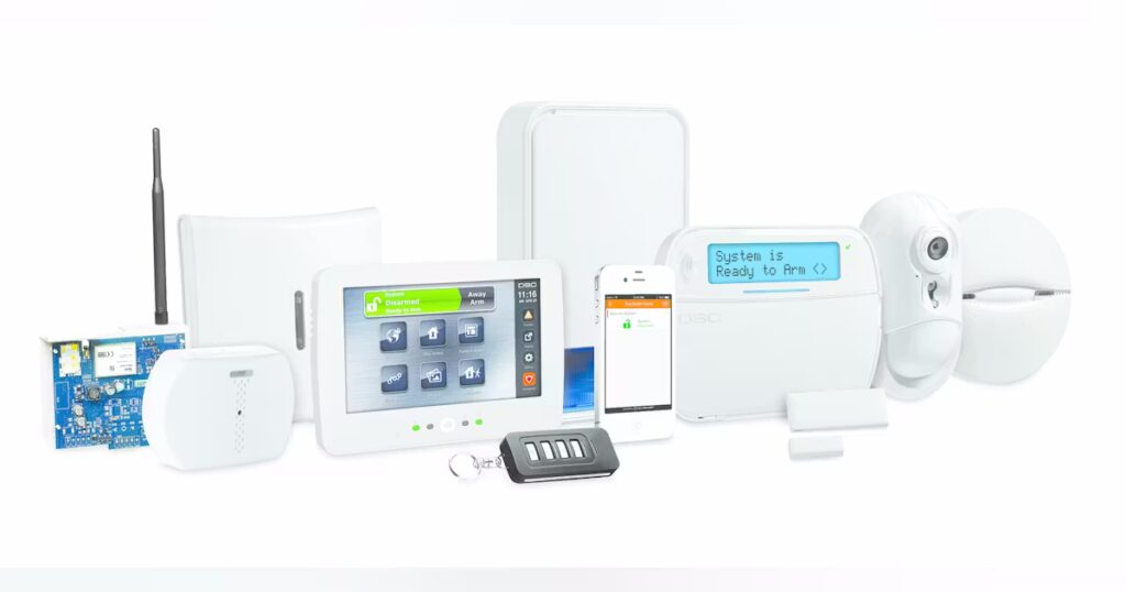 DSC PowerSeries Neo riasztórendszer kezdőcsomag fémházzal, LCD kezelővel, akkumulátorral és PowerG vezeték nélküli mozgásérzékelővel a TEMA kínálatában.
